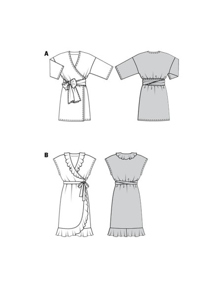 Patron de robe - Burda 6207