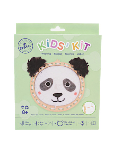 Kit tissage Kids'kit DMC - Pasha le panda