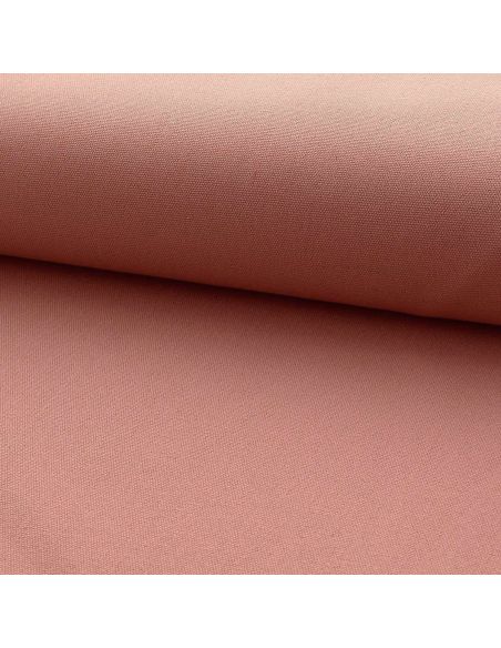 Toile de coton canvas demi-natté - Vieux rose