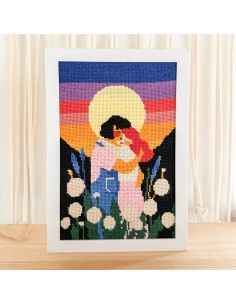 Kit canevas par Milpoint - Amours lunaires