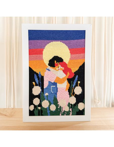 Kit canevas par Milpoint - Amours lunaires