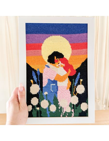 Kit canevas par Milpoint - Amours lunaires