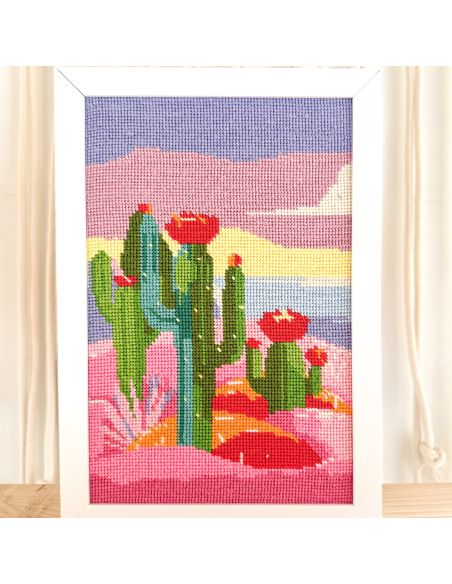 Kit canevas par Milpoint - Le rivage des cactus