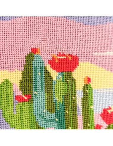 Kit canevas par Milpoint - Le rivage des cactus
