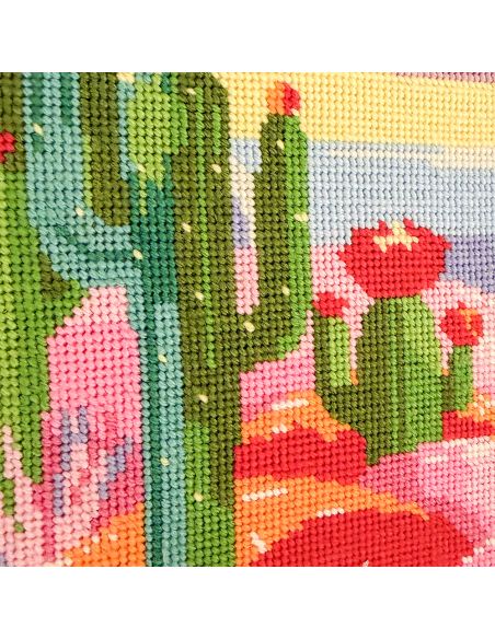 Kit canevas par Milpoint - Le rivage des cactus