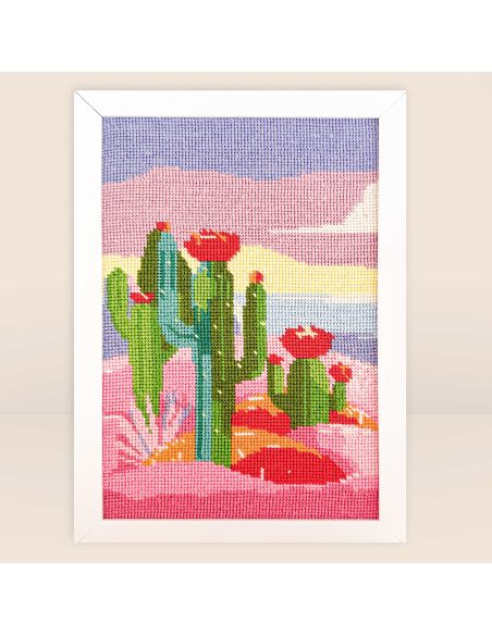 Kit canevas par Milpoint - Le rivage des cactus