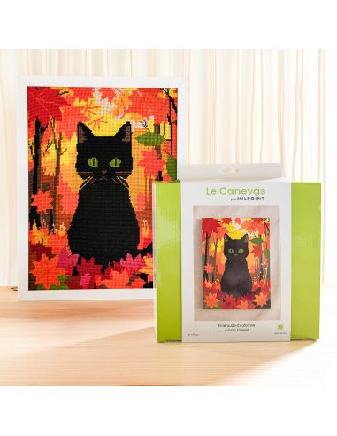 Kit canevas par Milpoint - Emeraude d'automne