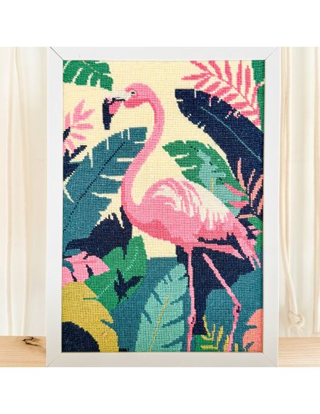 Kit canevas par Milpoint - Flamand tropical