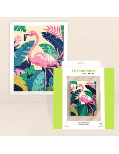 Kit canevas par Milpoint - Flamand tropical 2