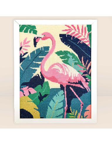 Kit canevas par Milpoint - Flamand tropical