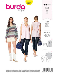 Patron de blouse - Burda 6234