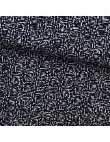 Tissu coton japonais Sevenberry - Sashiko Same Komon