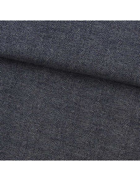 Tissu coton japonais Sevenberry - Sashiko Same Komon