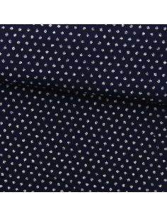 Tissu coton japonais Sevenberry - Sashiko Grand Mameshibori