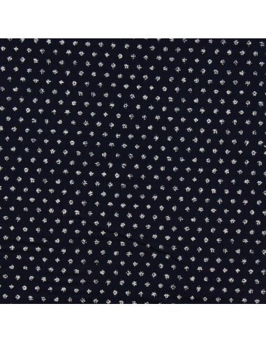 Tissu coton japonais Sevenberry - Sashiko Grand Mameshibori