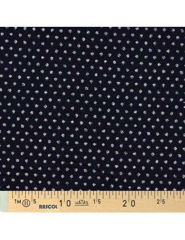 Tissu coton japonais Sevenberry - Sashiko Grand Mameshibori