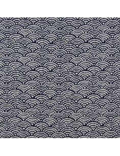 Tissu coton japonais Sevenberry - Sashiko Seigaiha 2