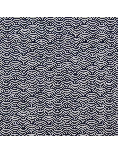 Tissu coton japonais Sevenberry - Sashiko Seigaiha