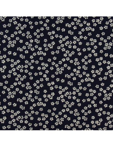 Tissu coton japonais Sevenberry - Sashiko Sakura