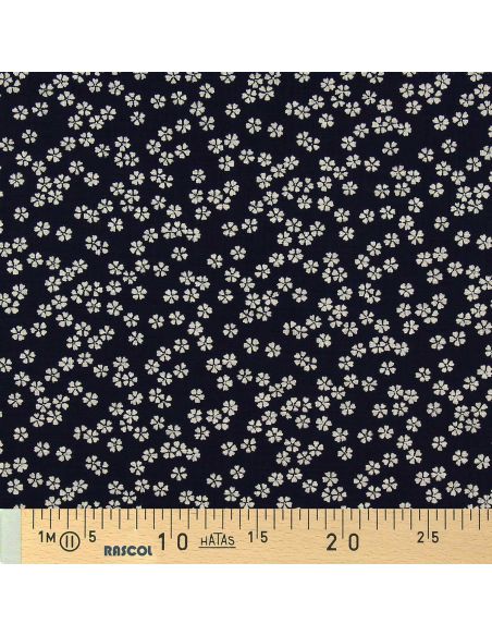 Tissu coton japonais Sevenberry - Sashiko Sakura