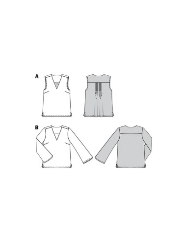 Patron de blouse - Burda 6234