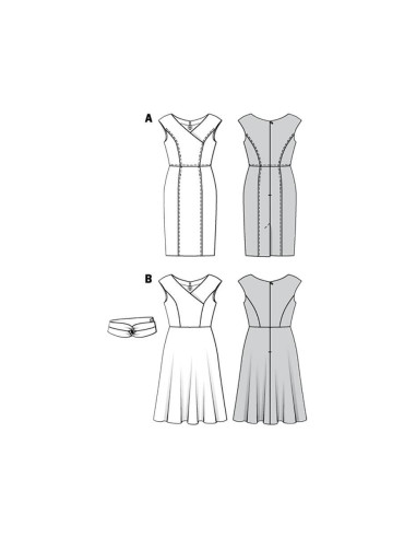 Patron de robe - Burda 6236