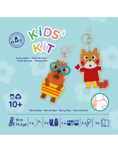 Kit point de croix Kids'Kit DMC - Mini et Maxi