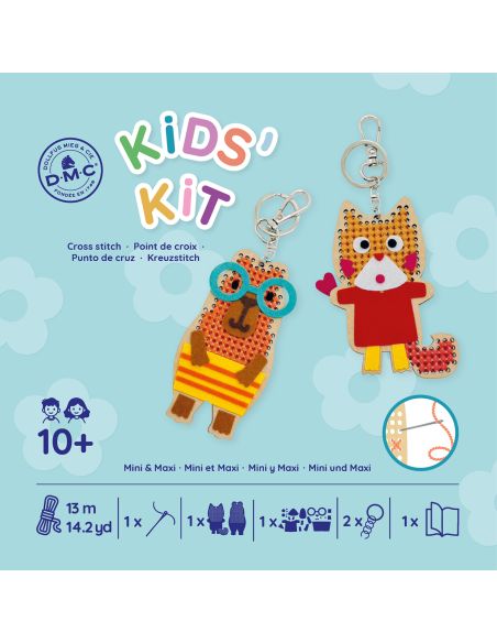 Kit point de croix Kids'Kit DMC - Mini et Maxi
