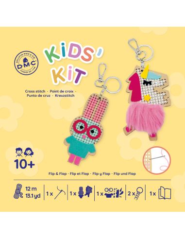 Kit point de croix Kids'Kit DMC - Flip et Flop