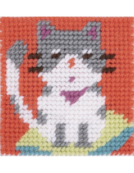 Kit tapisserie Kids'kit DMC - Maya le chat