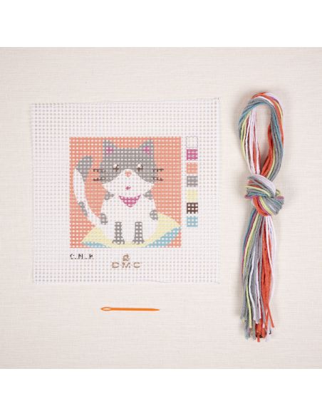 Kit tapisserie Kids'kit DMC - Maya le chat