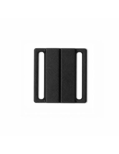 Clips bikini métal Carré 14 mm - Noir