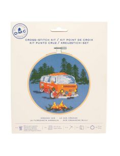 Kit point de croix DMC - Le van orange 2