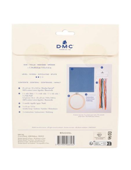 Kit point de croix DMC - Le van orange