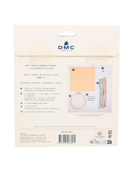 Kit point de croix DMC - La vespa bleue