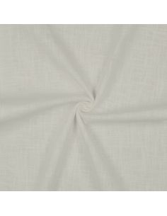 Tissu lin coton lavé - Écru