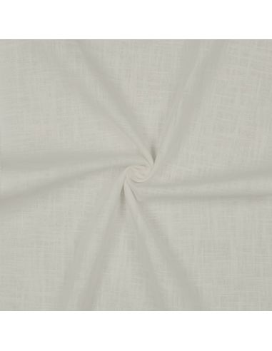 Tissu lin coton lavé - Écru