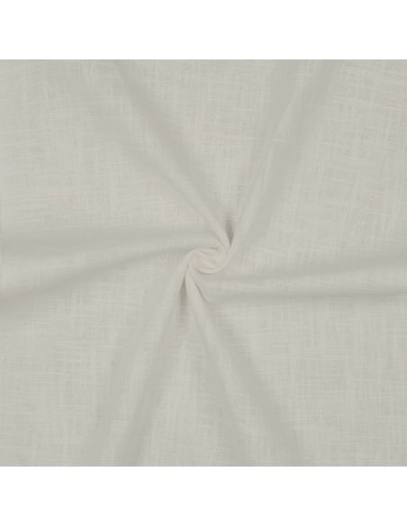 Tissu lin coton lavé - Écru