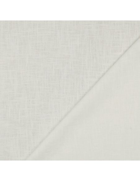 Tissu lin coton lavé - Écru