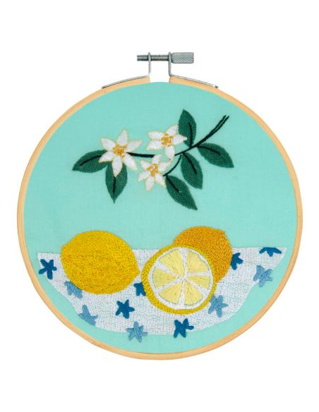 Kit broderie - Citrons