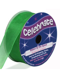 Ruban organza Celebrate vert foncé - 20 mm x 5 m