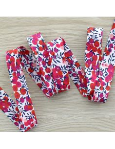 Biais Liberty - Wiltshire rouge cerise