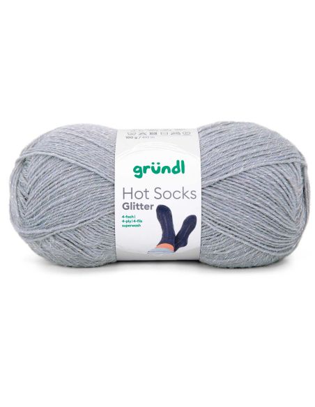 Laine à chaussettes Hot Socks Glitter Gründl