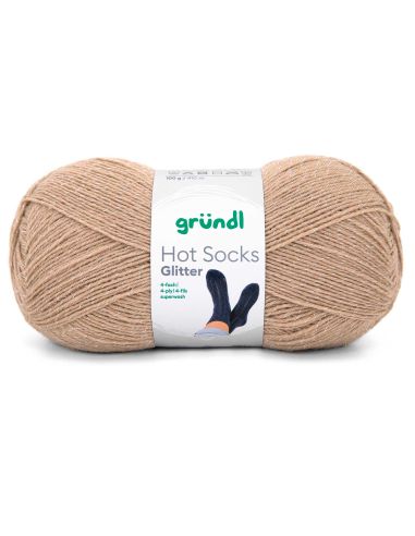 Laine à chaussettes Hot Socks Glitter Gründl