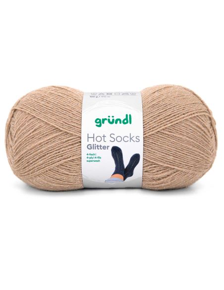 Laine à chaussettes Hot Socks Glitter Gründl
