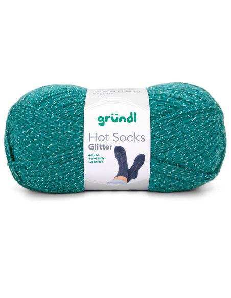 Laine à chaussettes Hot Socks Glitter Gründl