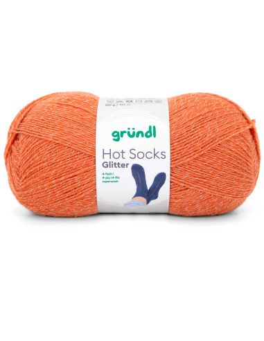 Laine à chaussettes Hot Socks Glitter Gründl