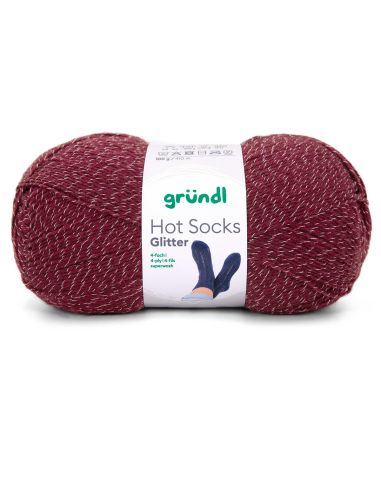 Laine à chaussettes Hot Socks Glitter Gründl