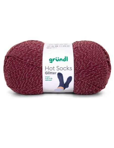 Laine à chaussettes Hot Socks Glitter Gründl