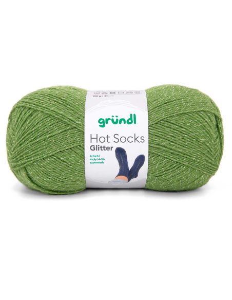 Laine à chaussettes Hot Socks Glitter Gründl